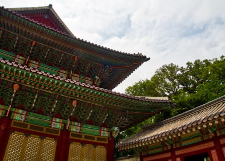 Korea's Traditional Palace Changdeok Palaceのeditorial素材