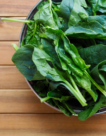 Korean Fresh organic vegetable spinach