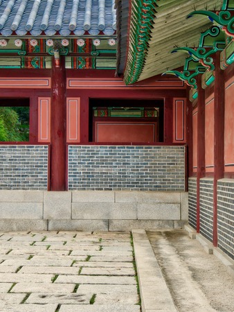 Korea's Traditional Palace Changdeok Palaceのeditorial素材