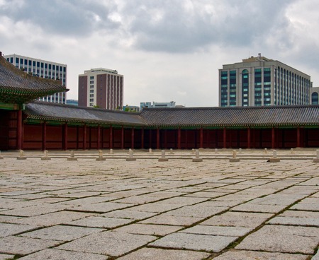 Korea's Traditional Palace Changdeok Palaceのeditorial素材
