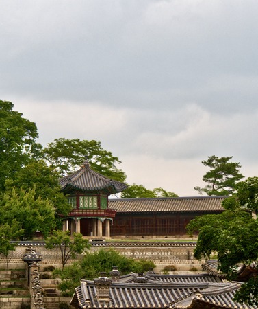 Korea's Traditional Palace Changdeok Palaceのeditorial素材