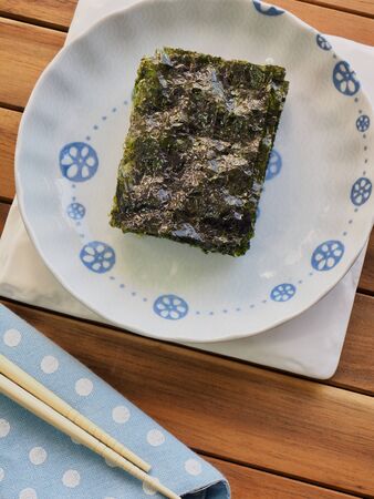 Asian food laver, seasoned laverの写真素材