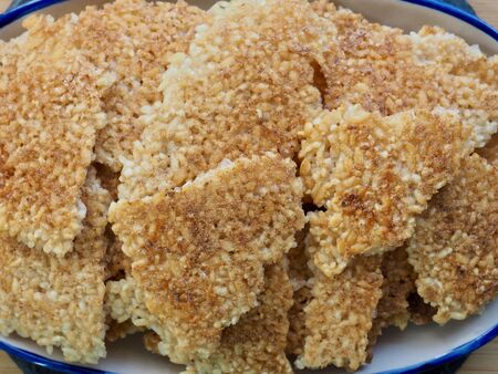 Korean food Nurungji, crispy rice crustの写真素材