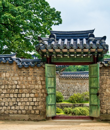Korea's Traditional Palace Changdeok Palaceのeditorial素材