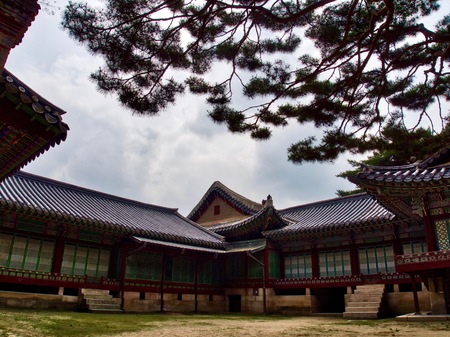 Korea's Traditional Palace Changdeok Palaceのeditorial素材