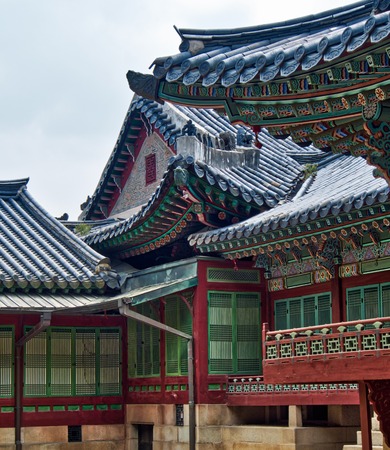 Korea's Traditional Palace Changdeok Palaceのeditorial素材