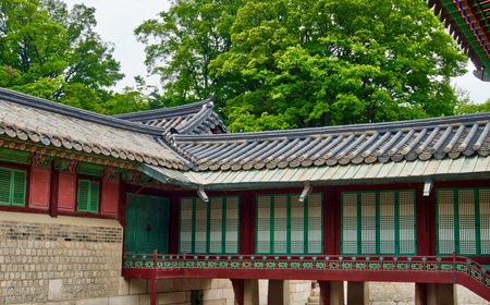Korea's Traditional Palace Changdeok Palaceのeditorial素材