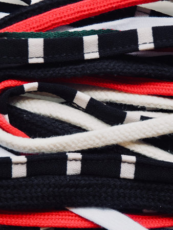 Various shapes and laces, background