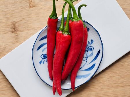 Korean food ingredients Red pepperの写真素材