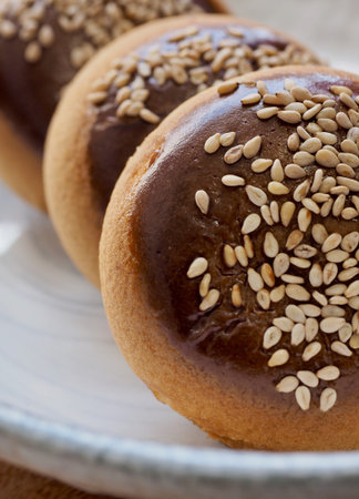 Asian food Red Bean Bread, Manje
