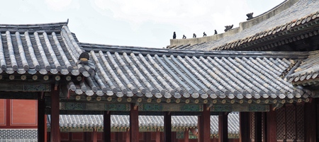 Korea's Traditional Palace Changdeok Palaceのeditorial素材