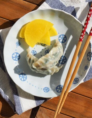 Asian food dumplings, Dim sum, Meat Dumplingsの写真素材