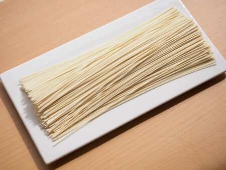 Asian Food Dried Flour Noodlesの写真素材
