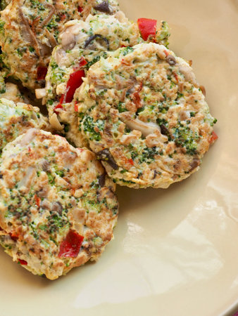 Korean style traditional food meatballの写真素材