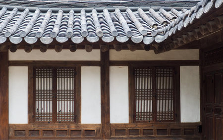 Korea's old traditional windows background