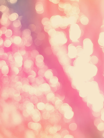 Defocused, Bokeh Background in Brilliant Colors, Missed focus of lightの写真素材