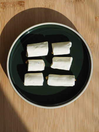 Korean traditional food rice Black beans stick taffy