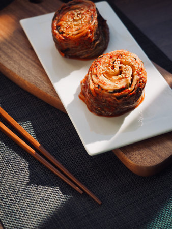 Korean traditional food cabbage kimchi