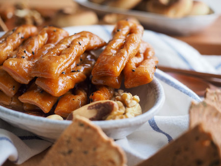 Korean traditional sweets Yakgwa, Honey Cookie