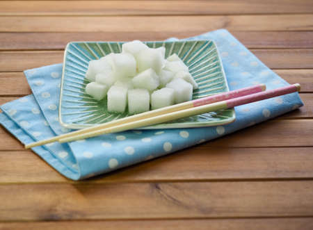 Asian food Pickled radish, Chicken radishの写真素材