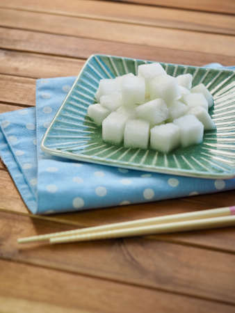 Asian food Pickled radish, Chicken radishの写真素材