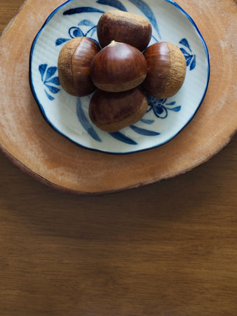 Korean Organic Autumn Chestnuts, nuts