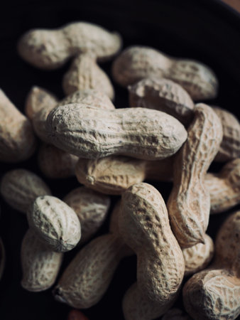Organic nuts peanuts, food, snacks