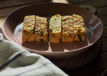 Asian food egg roll, Tamago yak