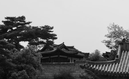 Korean Traditional Palace Changgyeonggung, Traditional Buildingのeditorial素材