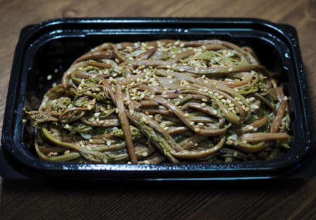 Korean traditional food bracken, side dishの写真素材