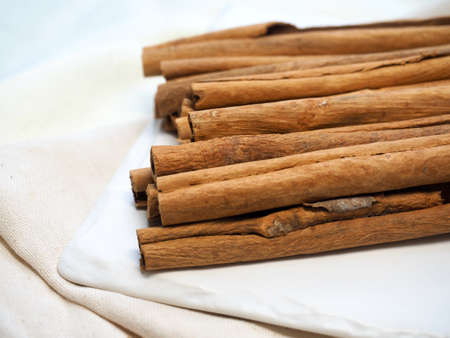 Dried spice cinnamon, cooking ingredientsの写真素材