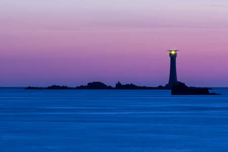 Sunset Lighthouseの写真素材