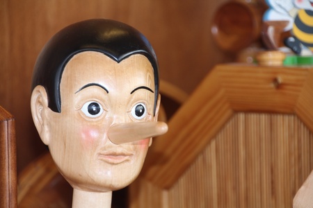 beautiful wooden dollの写真素材