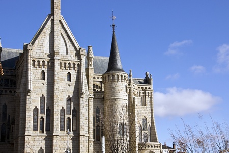 Gaudi palace (Astorga, Spain)のeditorial素材