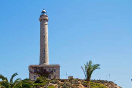 lighthouse in (Cabo de Palos spain)の写真素材