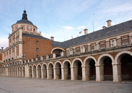 Hallway in Royal Palace of Aranjuez (Spain)のeditorial素材