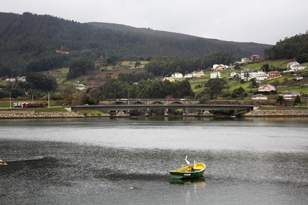 Beaches and coasts of Galicia, Spainの写真素材