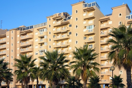 Residential typical of the Mediterranean coastのeditorial素材