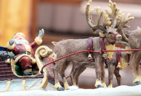 man santa claus at Christmasの写真素材