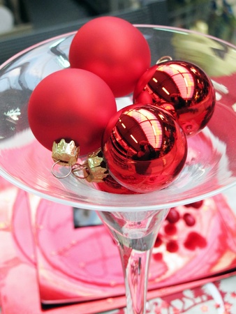 Christmas centerpiecesの写真素材