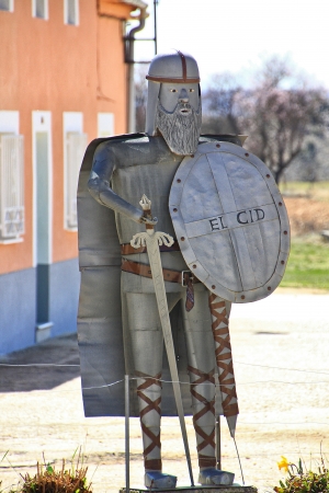 decorative figures in a medieval warriorのeditorial素材