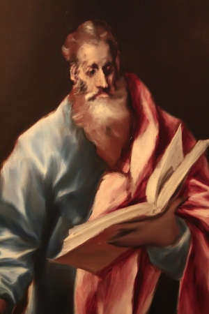 Toledo Sep 2013, original paintings exhibited in the House of the painter El Greco. In Toledo Spain 2013のeditorial素材