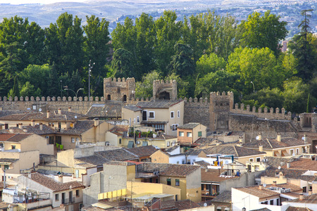 General view of the famous town of Toledo, Spainの写真素材