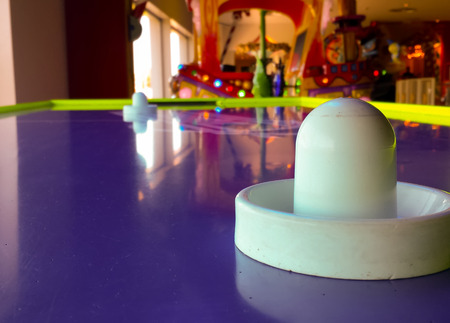 board game disc with air pressureの写真素材