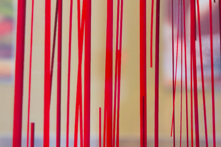 abstract background red lines