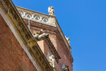 Archbishop Palace in Alcala de Henares, Spainのeditorial素材