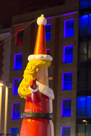 MADRID,SPAIN - DECEMBER 18: The streets of Madrid are filled with dolls lights joy of children December 18, 2014 in Madrid Spainのeditorial素材