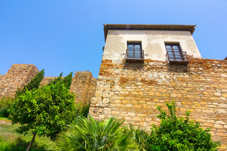 The Alcazaba of Malaga Century X in the Arab period in Malaga Spainのeditorial素材