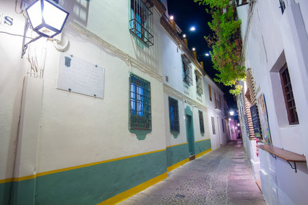 Typical nice clean city streets Cordoba, Spainの写真素材