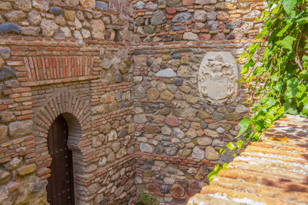 The Alcazaba of Malaga Century X in the Arab period in Malaga Spainのeditorial素材